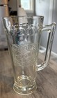 Vintage 1960s Falstaff Beer Clear Glass Mugs  7    Tall