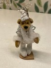 Little Gem Miniature Bear In Whimsical White Outfit 3 