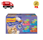 Friskies Pate Wet Cat Food  Soft Seafood   Chicken Variety Pack