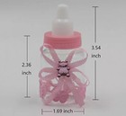 Baby Shower Pink Bottles   Baskets 24pcs Mini Girl Baby Shower Favors Candy