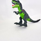 Dinosaur Toys Trex Walks With Lights   Sound Realistic Green Color Works