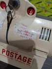Vintage Us Postage Stamp Machine W  Keys  American Adjustomatic Corp Portsmouth