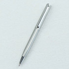 Mini Metal Twist-activated Ballpoint Pen - Pocket-sized 0 7mm Fine Black Ink