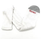 New   Hanes White Over The Calf Cushioned Tube Socks - Wicking Freshiq Odor 6-14