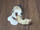 Hagen-renaker Siamese Lying Kitten Spilled Milk Pail  239 Vintage Miniature