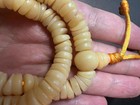 108 Yak Bone Mala 10 5-11mm Beads Tibetan Buddhist Prayer Beads  15 Circumferen