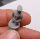 Set Of 3 Recast In Plastic Base Runners For  Peo  Baseball Trade Stimulator 1931