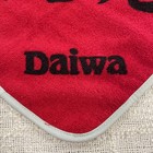 Vintage Japanese Kanji Daiwa Toukon Casting Spirit Red Fishing Towel
