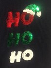 Christmas Dog Pet Sweater Ho Ho Ho Sequined Size Small New With Tag