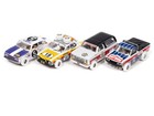 Auto World Full Set  4  Iwheels Rally World Stage - 1 64 Slot Car Sc393