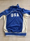 Vintage 1984 Usa Olympics Track Suit Set - Jacket   Pants Medium-rare Team Issue