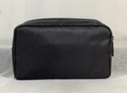Tumi For Delta Toiletry Bag Black Amenity Kit Small Zippered Soft Travel Case