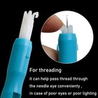 2 4pcs Automatic Needle Threader Needle Threading Tool Machine Needle Inserter 