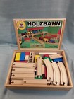 Vintage 1970 Eichhorn Holzbahn Wooden Train Set  No  2056 Made In Germany Pfc
