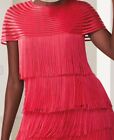 2x Ashro Red Formal Dress Wedding Church Party Vacation Zazie Fringe Pant Set