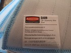 Rubbermaid Q409bluea 18  Eco Microfiber Wet Mopping Pad Case Of 12 Ea Blue Nib