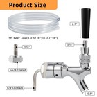 Imaictuu Beer Line Faucet Shank Kit Kegerator Parts For Tower     