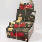 Raw Black Classic King Size Slim Natural Rolling Papers  50 Packs Box Authentic 