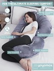 C-shaped Pregnancy Pillows  Memory Foam Pregnancy Pillow Full Body Maternity    