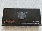Calrad Electronics Switcher 3-way Component Video Switch 40-814