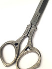 Antique Marshall-wells 8    Sewing Scissors Germany Ornate Handles Tailor Shears