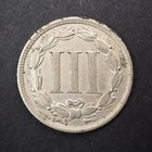 1881  3c  Three  Cent Nickel  Civil War Era  Coinage    Free Shipping  C5751