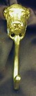 Irish Wolfhound J Hook  Robe Hook  Coat Hook  Leash Hook Bronze