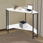 Computer Desk Corner Desk With Outlets Home Office Desk Triangular Corner Table