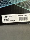 Irh Ir4g Black Amara Suede   Gloss Black Vent Riding Helmet  Large  Open Box