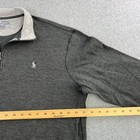 Polo Ralph Lauren Pullover Mens Large Gray Performance Half Zip Sweater Logo
