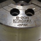 Kitagawa B-206 169mm 3 Jaw Open Center Power Lathe Chuck 45mm Thru Hole 6000rpm