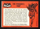 Batman Trading Card Vintage 1989   1966 Deluxe Reissue Edition