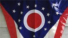 Rare Vintage Annin Nyl-glo Nylon  state Of Ohio  Flag Bunting 3  X 5  Reinforced