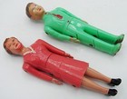 Vintage Dollhouse Renwal Doll House Family Figures Mother  43 Son  42