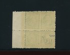 408 Kansas City Roulette Imperf Vertical Variety Error Block Of Stamps W  Cert
