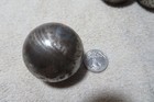 3industrial Machine Age Salvage Steel Balls  Steampunk Altered Art Robot Decor