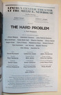 The Hard Problem Cast Signed Playbill 2018 Off Broadway Tom Stoppard