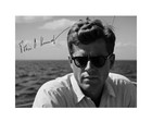 John F Kennedy 8x10 Photo Signed Democratic President Jfk On Boat At Sea