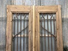 Antique French Double Doors  43 5x85 5  Iron Wood European Old World Door  D200