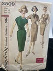 Vintage 1950s 60s Sheath Slim Dress Sewing Pattern Lot Of 5 Sz 12 32 Evening