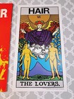 Vtg Hair Rock Musical Tour Souvenir Program 1970   The Lovers Insert Tarot Print