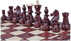 Wooden Chess Pieces Embassy- Felted  Weighted  Nice Looking - Chessmen Only