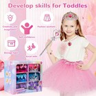 Princess Dress Up Toy Set  Girls Jewelry Boutique Role Playing Game  Toddler    