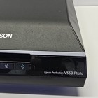 Epson V550 Photo Scanner Flatbed Usb W  Power Cord Tested Working