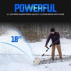 Snow Joe 20v Cordless Electric Snow Shovel  10 Inch Wide  With 2 Batteries