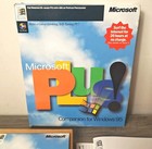 Microsoft Plus  95 Companion Windows 1995 Cd-rom Big Box Software W Product Key