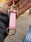 Coach Cz088 Trigger Snap Bag Charm Powder Pink Key Chain Fob
