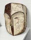 Old African Decorative Wood Mask With Remains Of White Clay  Pigments 11 1 4 