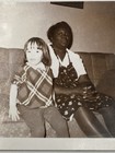 Vintage Photo African American Woman  Nanny And White Child  1960s Identified -b