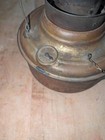 Vtg Primitive Brass Copper Kerosene Stove Heater And Fount Unmarked Burner